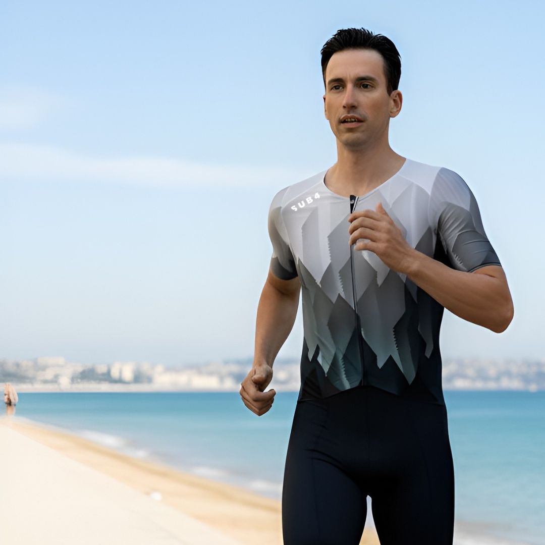 Triathlon Speedsuit Seamless Blue Ice