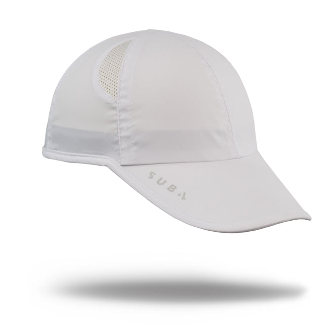 Running Performance Cap White
