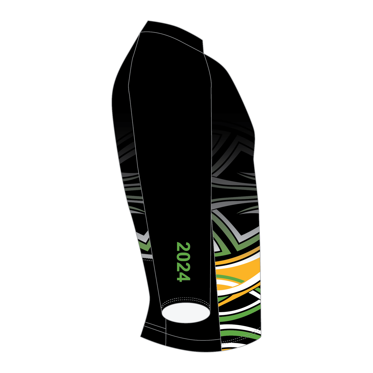 Custom Euro Pro Fit Long Sleeve Cycle Jersey