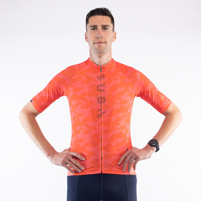 Cycling Jersey Euro Pro Flame Camo