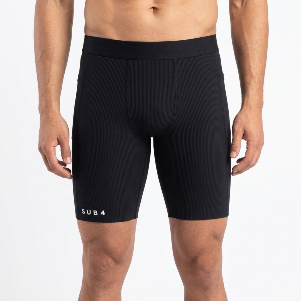 Fast Black Running Tights