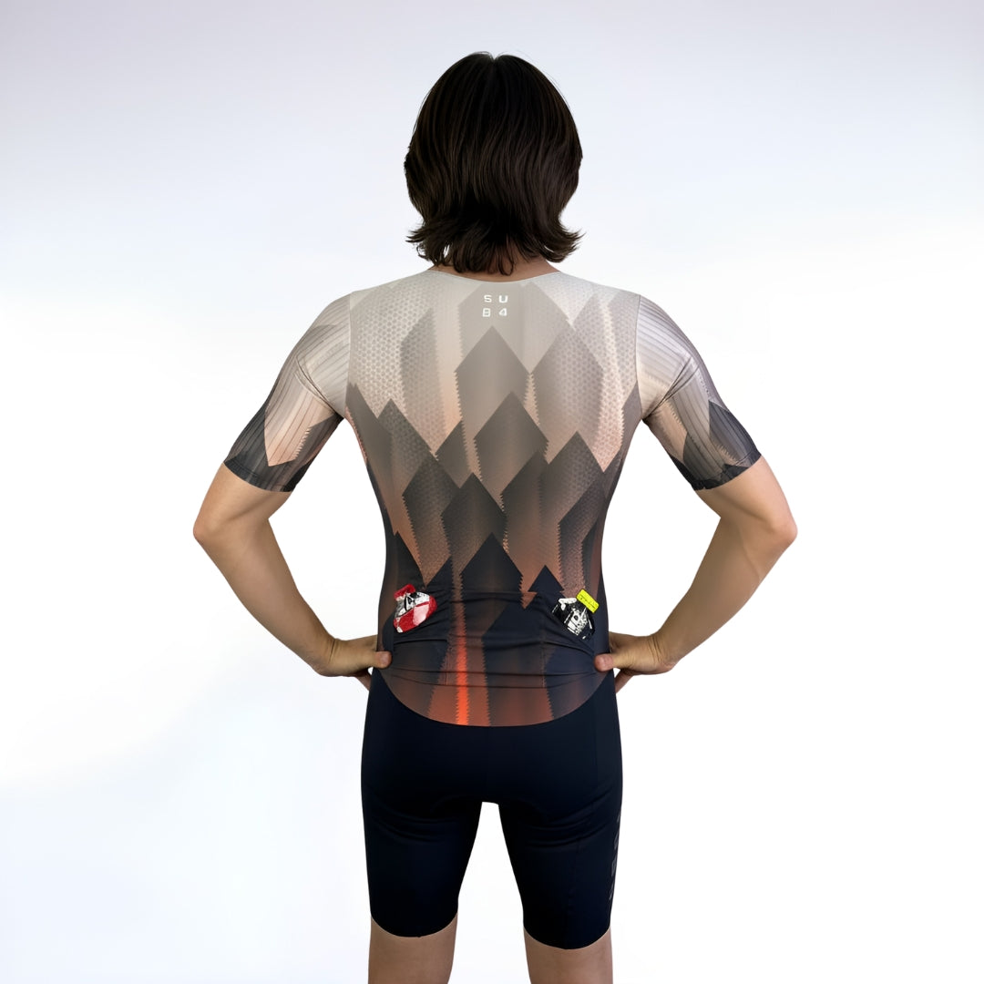 Triathlon Speedsuit Seamless Lava