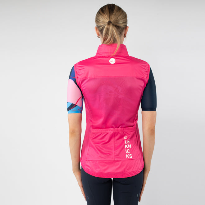 Cycling Gilet Women's Pink