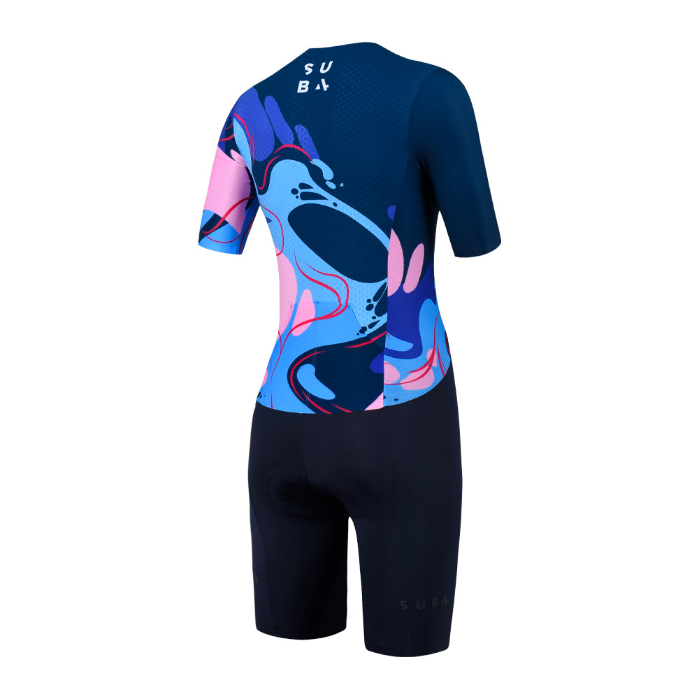Triathlon Speedsuit Seamless Women's Hyper Swirl