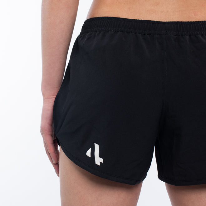 Running Shorts Classic Side Split Women's Black