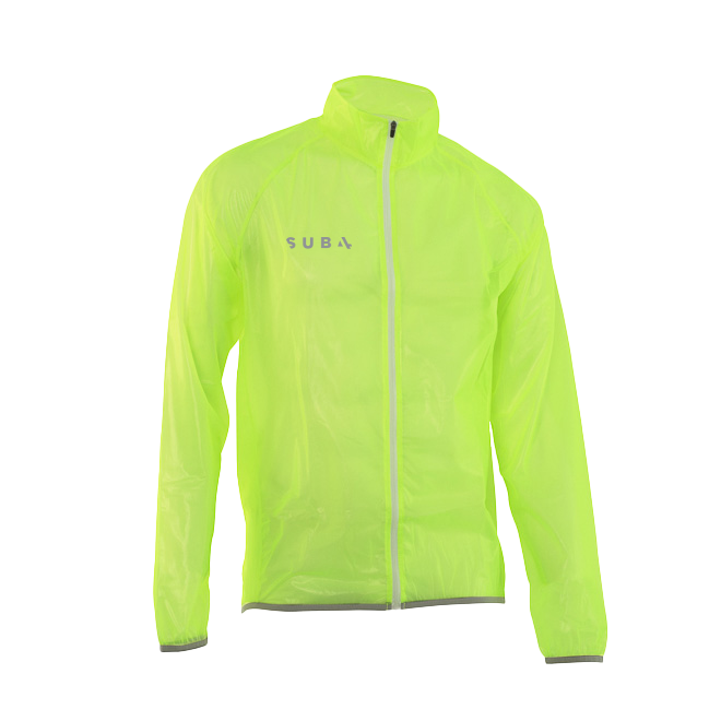 Cycling/Running Rain Jacket Action Fluoro