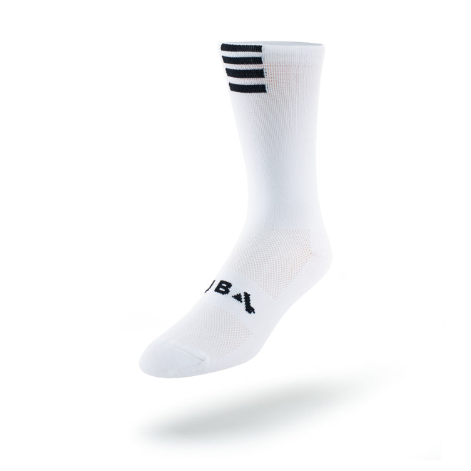 Running Socks 3/4 Crew Classic White