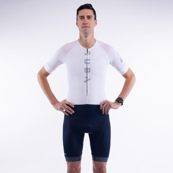 Triathlon Speedsuit White/Navy