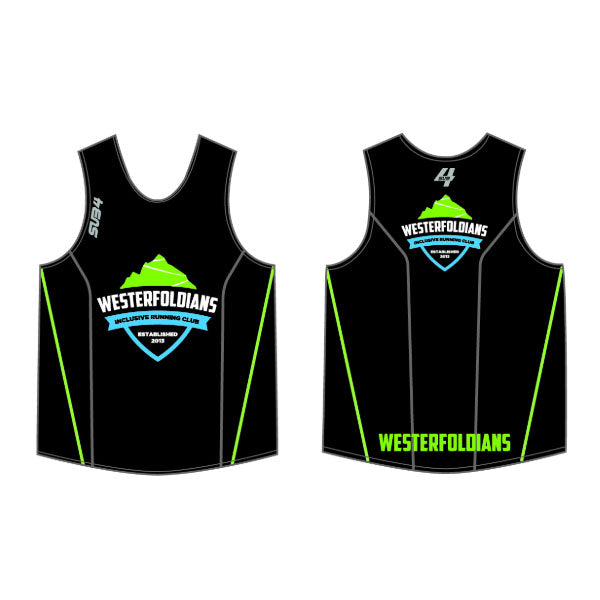 Custom Singlet Vest - Action Full Back Style