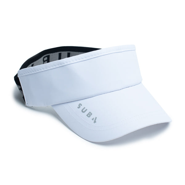 Running Visor Elastic Rear Band White