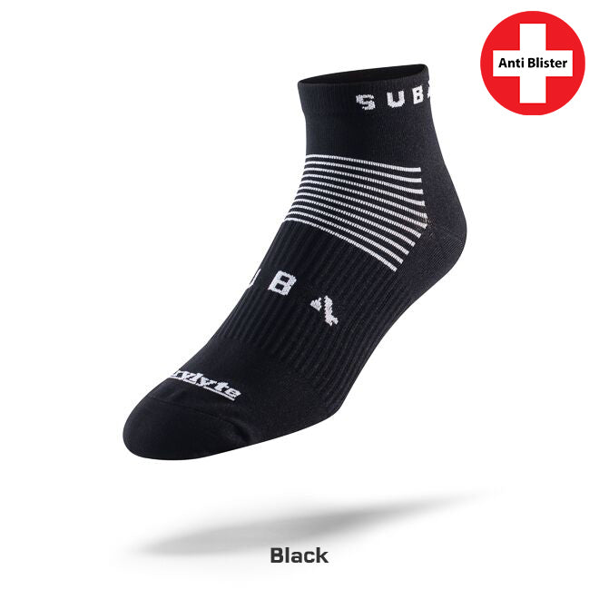 Running Socks DRYLYTE Blister Free Mid Rise  - Three Pairs Single Colour - Bundle & Save!