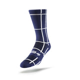 Running Socks 3/4 Crew Classic Grid