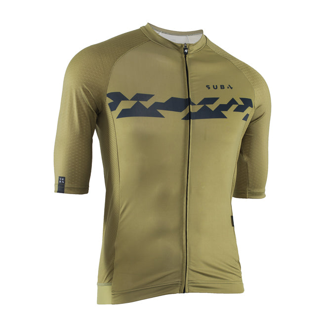 Cycling Euro Pro Jersey Brevett-Olive