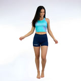 Crop Top – Teal LIMITED STOCK