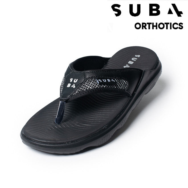 Footwear - Evo Recovery Thongs BLACK/BLACK