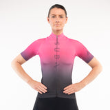 Cycling Jersey Euro Pro Pink-Fade Women's