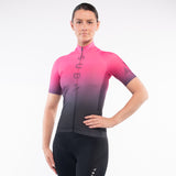 Cycling Jersey Euro Pro Pink-Fade Women's