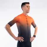Cycling Jersey Euro Pro Orange Fade