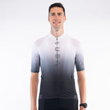Cycling Jersey Euro Pro  White Fade