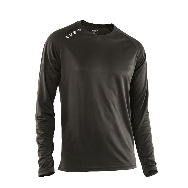 Running/Fitness Long Sleeve T-Shirt Black