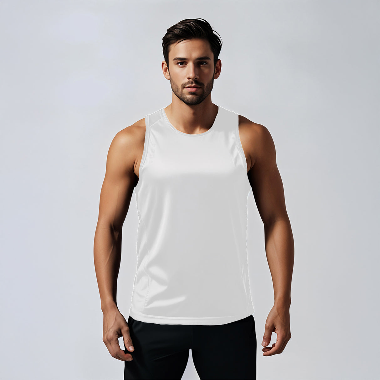 Running Singlet Action White