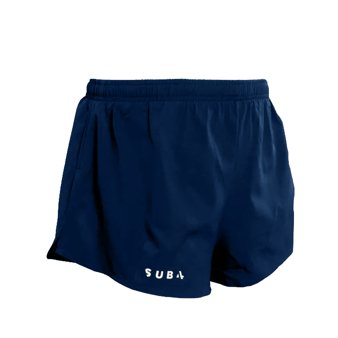 Running Shorts 2" Inch Pro Split Navy