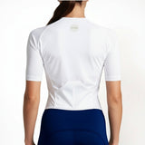 Triathlon Speedsuit Action Women's White - Navy