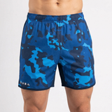 Running Trail Shorts 5" Inch Camo Navy