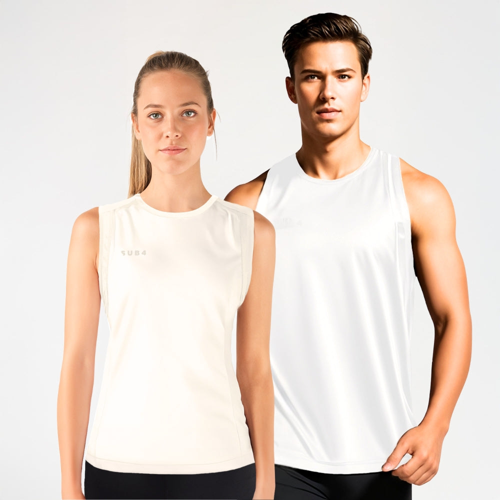 Running Tank Top Action White