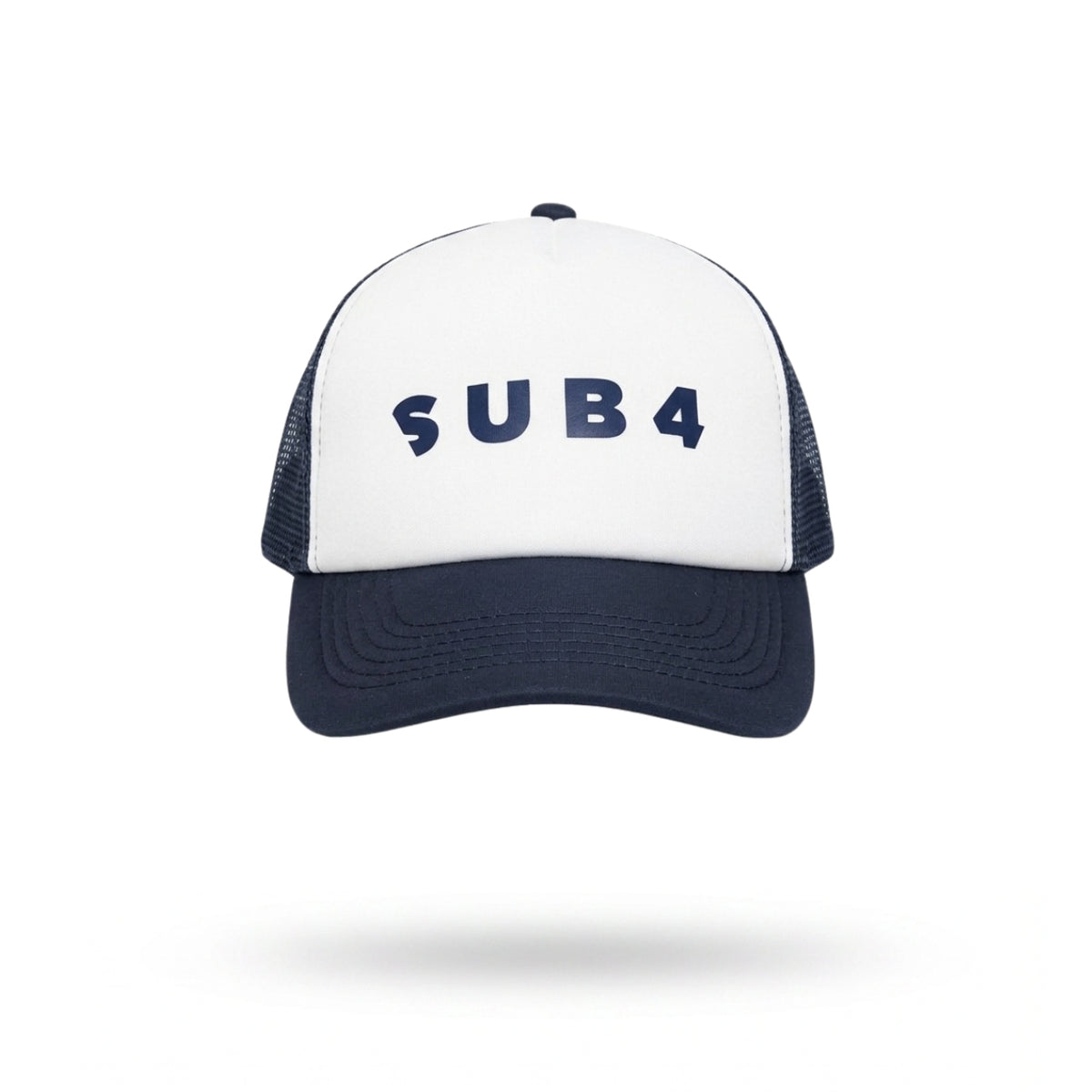 Running Cap SUB4 Trucker White-Navy