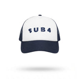 Running Cap SUB4 Trucker White-Navy