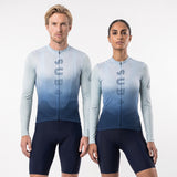 Cycling Jersey Long Sleeve Navy Fade