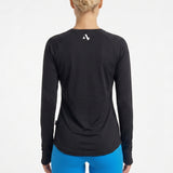 Running/Fitness Long Sleeve T-Shirt Women's Black