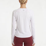 Running/Fitness Long Sleeve T-Shirt Women's White