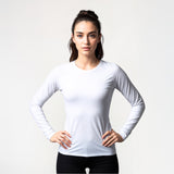 Running/Fitness Long Sleeve T-Shirt Women's White