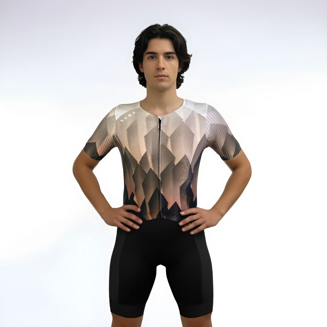 Triathlon Speedsuit Seamless Lava
