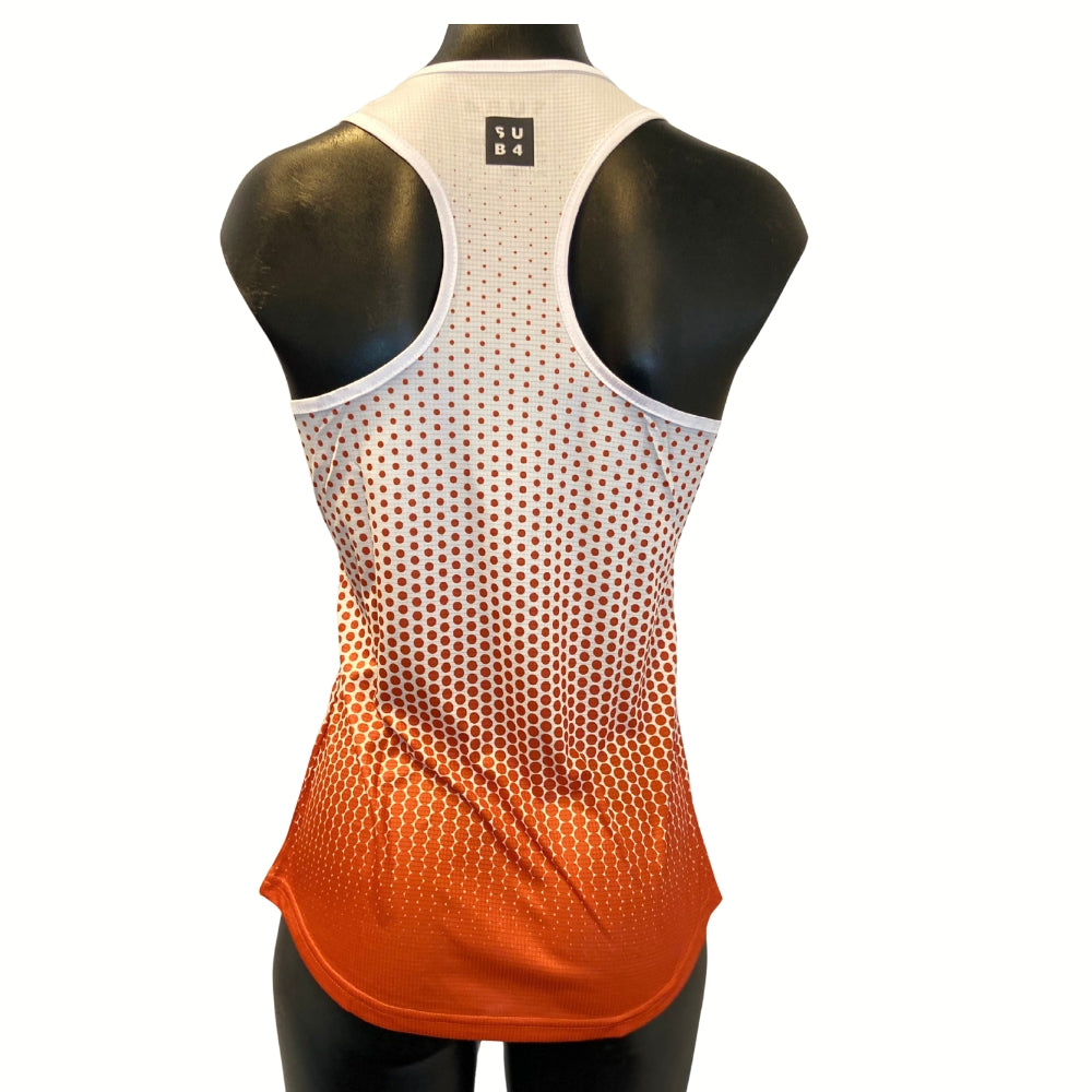 Running Singlet DryLyte Women's Dot Rust
