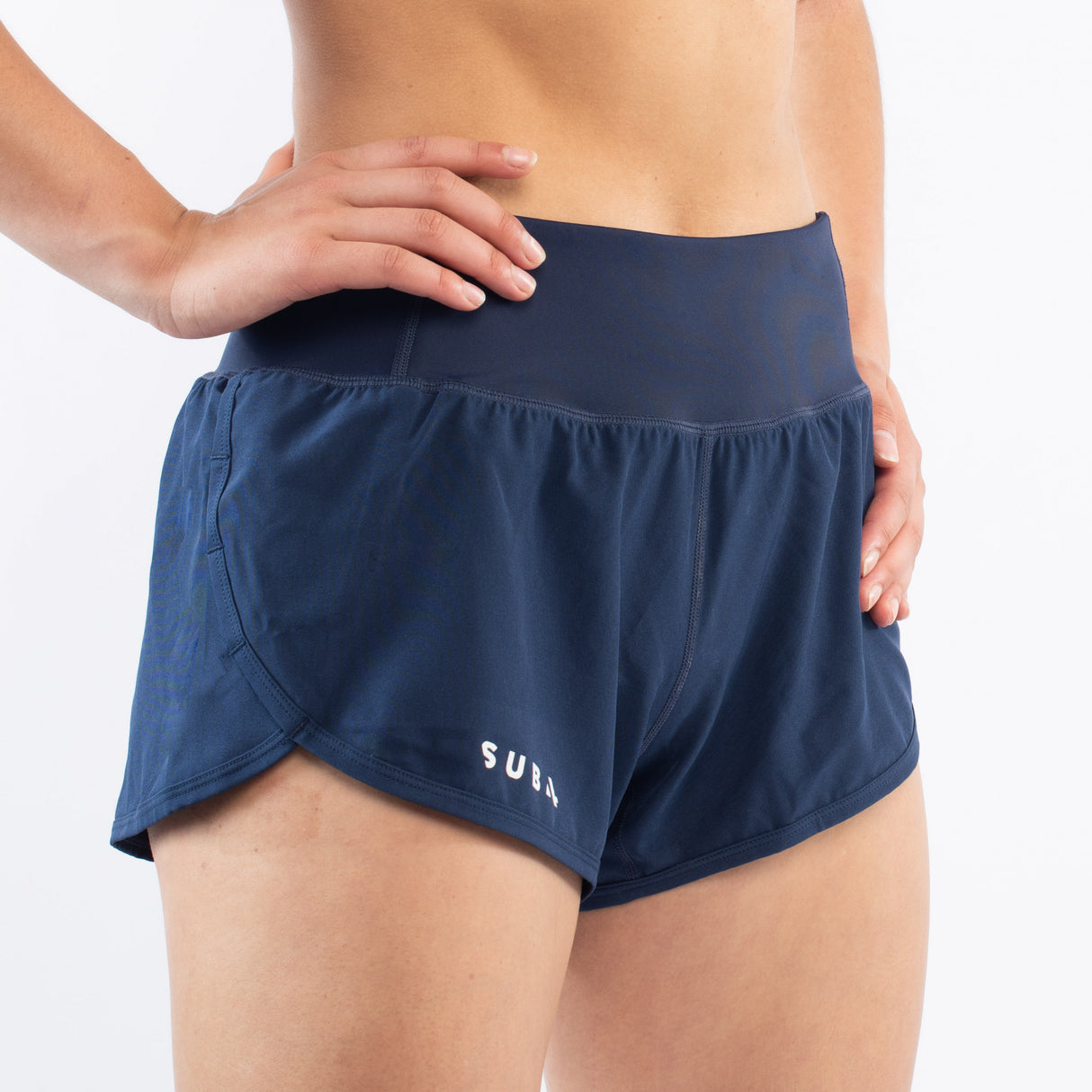 Running Shorts Fast Split Women's Navy