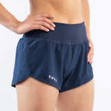 Running Shorts Fast Split Women's Navy