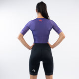 Triathlon Speedsuit Women's Purple Trim LIMITED STOCK
