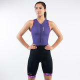 Triathlon Endurance Suit Women's Purple Print