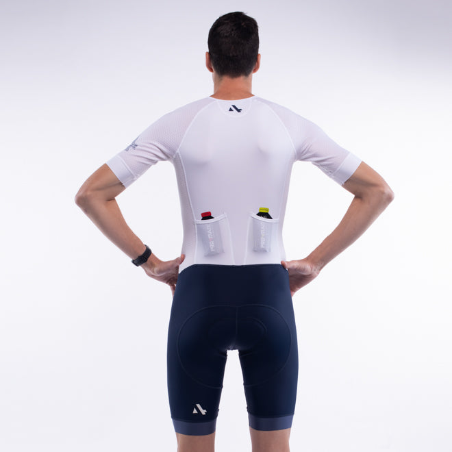 Triathlon Speedsuit White/Navy