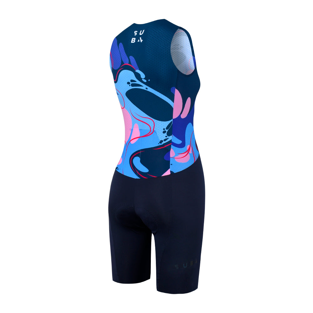 Triathlon Endurance Suit Seamless Women's Hyper Swirl
