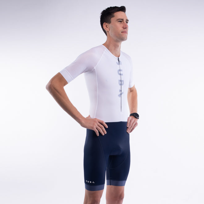 Triathlon Speedsuit White/Navy