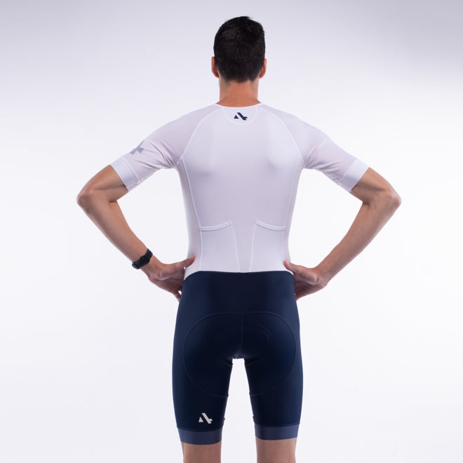 Triathlon Speedsuit White/Navy