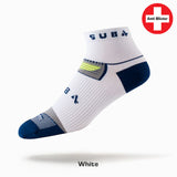 Running Socks DRYLYTE Blister Free Mid Rise White